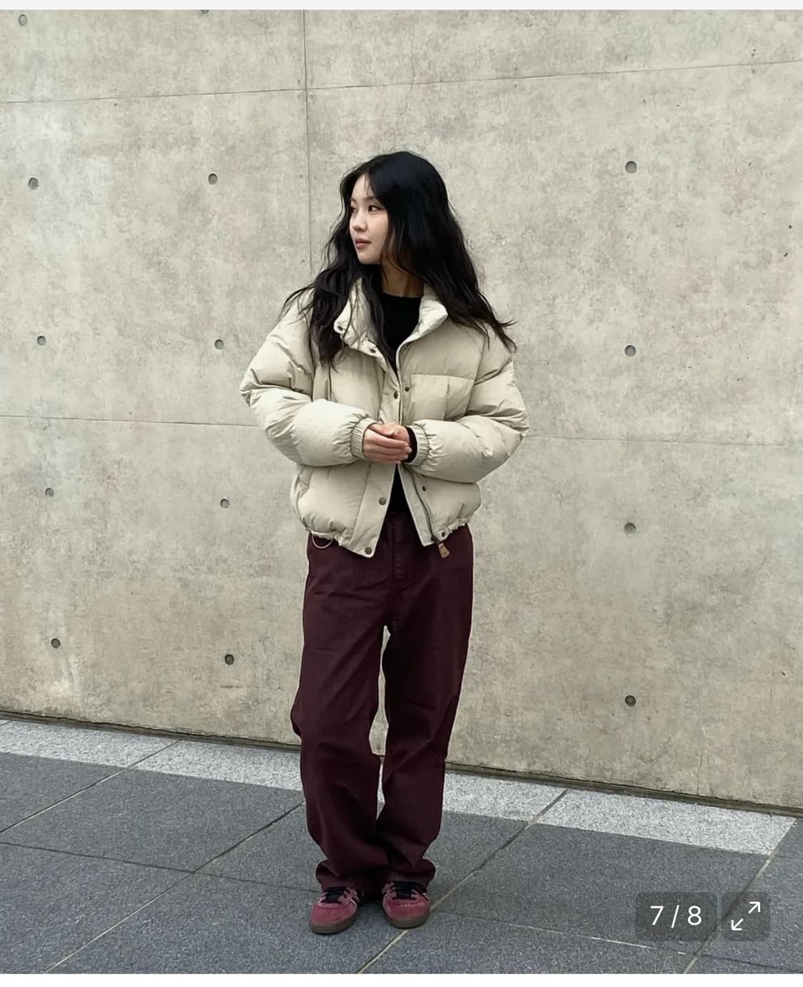 케즈 클래식 패딩 베이지 상품이미지2