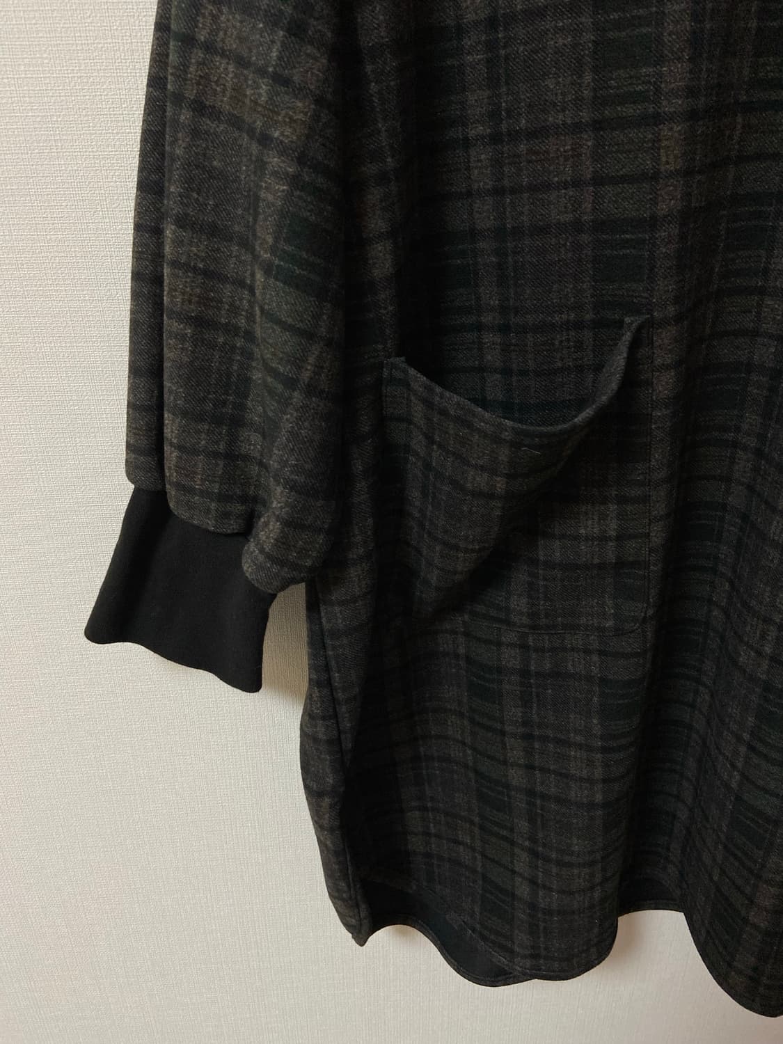 일본 빈티지 사와코 모리걸 하구미 체크 원피스 상품이미지2