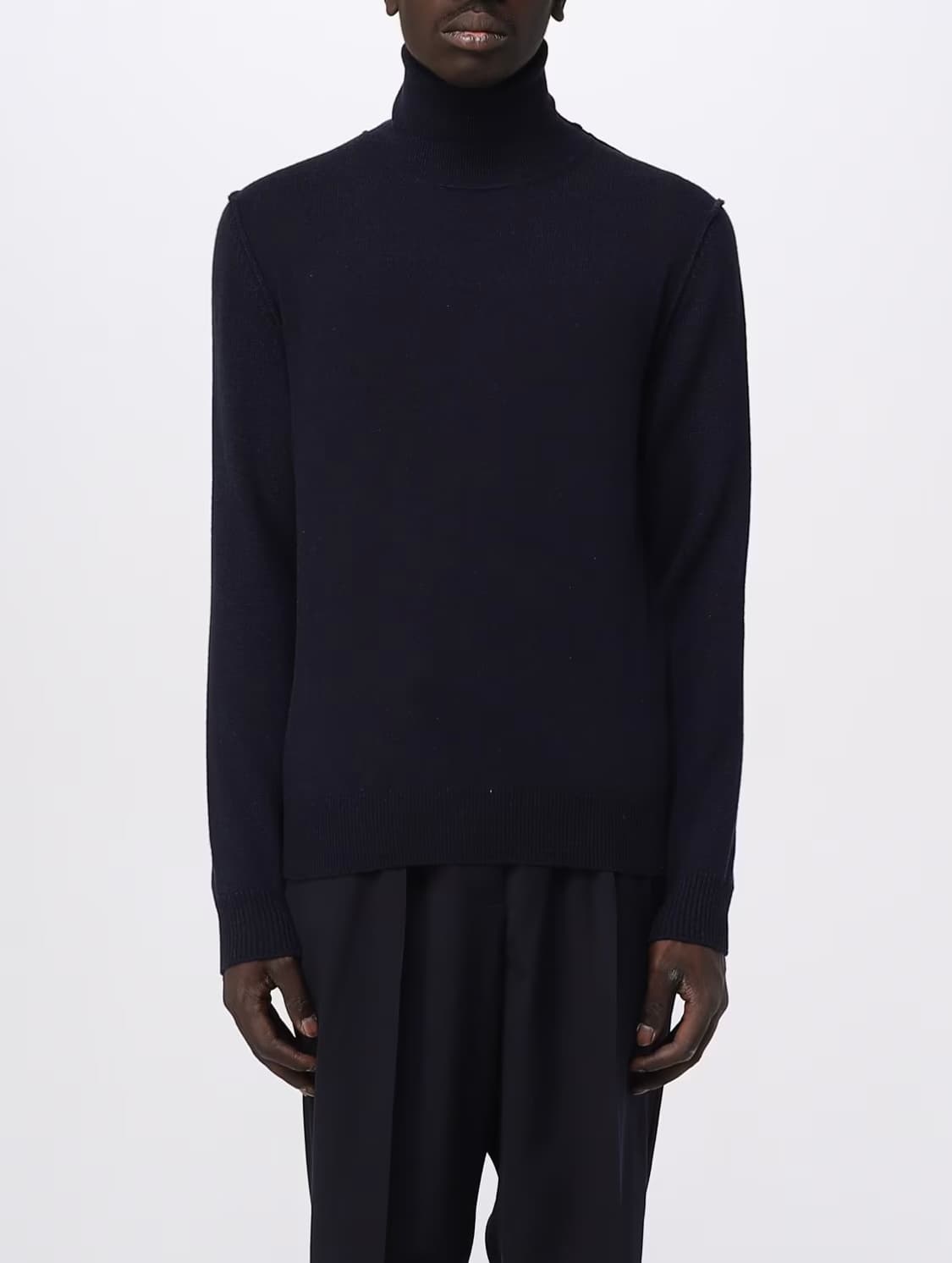 [L] 마르지엘라 캐시미어 터틀넥 니트 네이비 상품이미지7