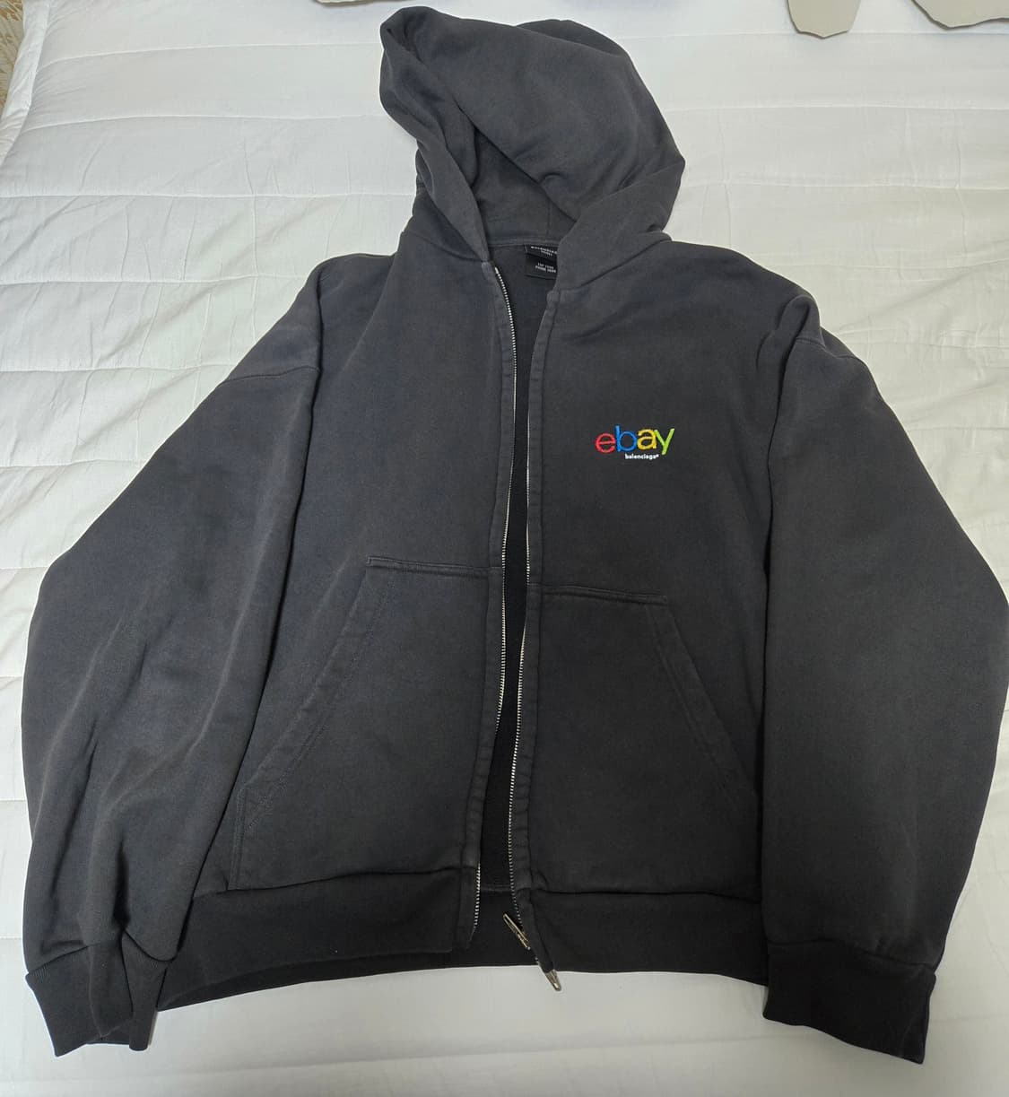 발렌시아가 이베이 후드 집업 Ebay 로고 후디 티셔츠 상품이미지5