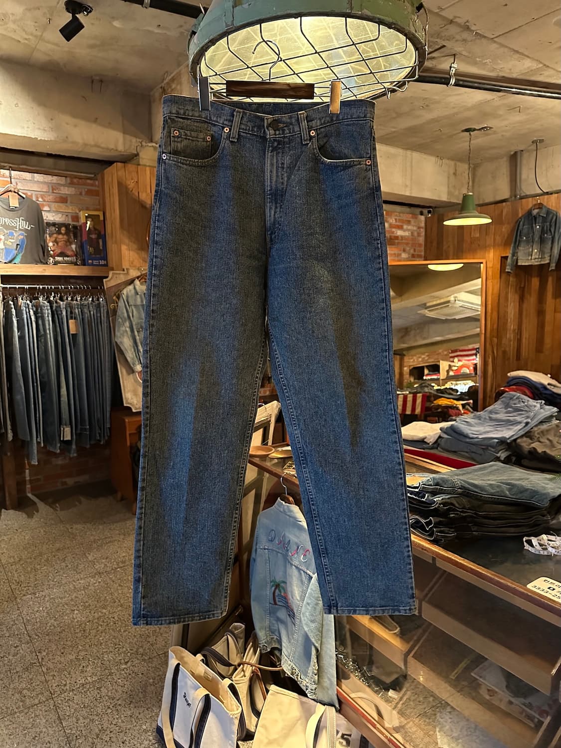  90s USA 빈티지 리바이스 554 루즈핏 데님 팬츠 상품이미지1