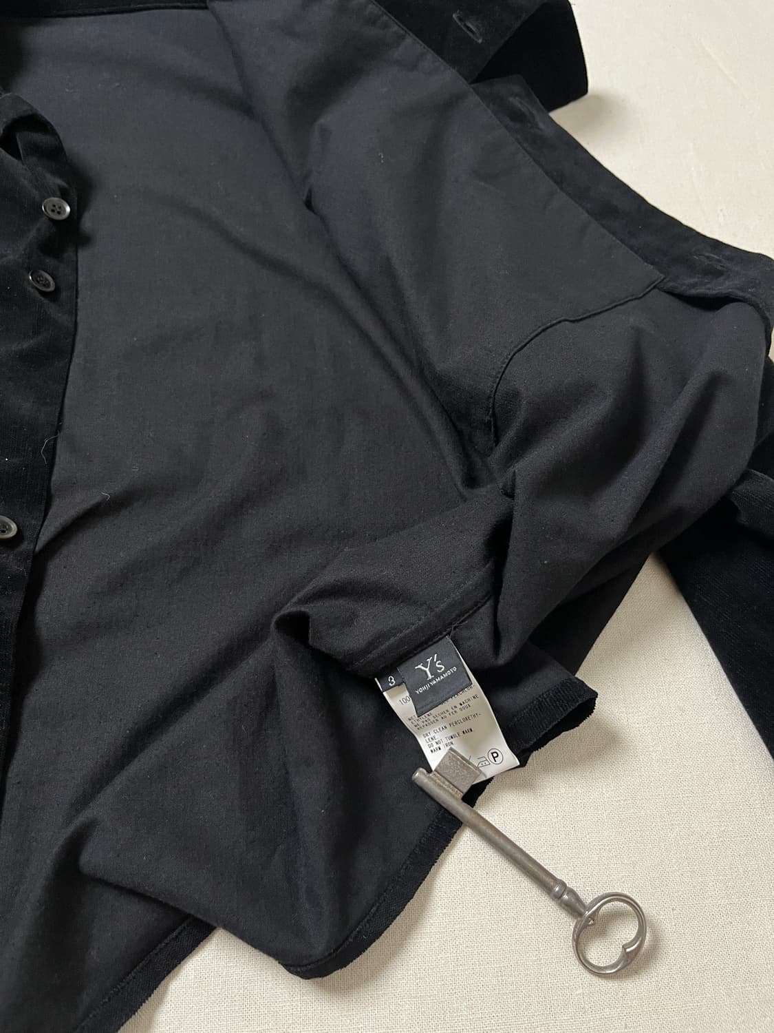 요지야마모토 코듀로이 머플러 자켓 yohji yamamoto Y’s 상품이미지8
