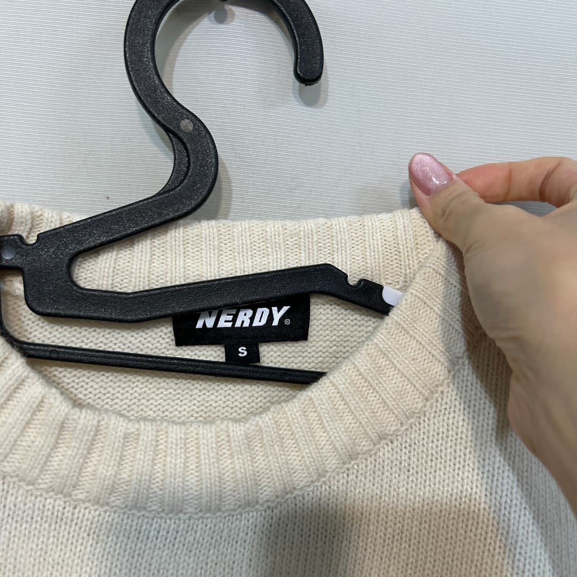 널디 여성 니트 S 아이보리 상품이미지2