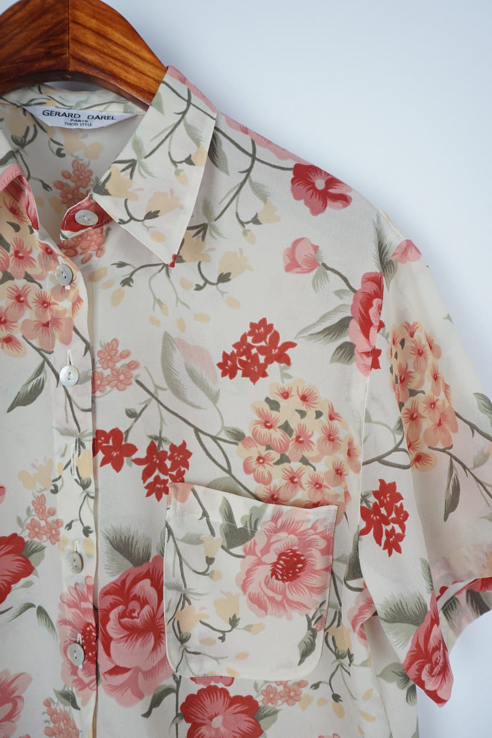 GERARD DAREL floral seethrogh shirt 상품이미지2