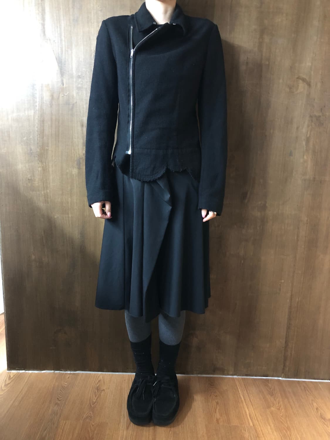 Comme des garcons X H&M 라이더 자켓 34 상품이미지2