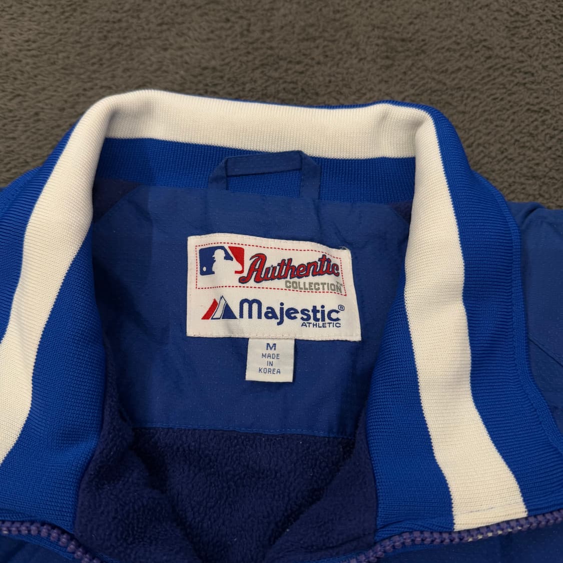[정품/M] 마제스틱 시카고컵스 블루 스타디움 바시티 자켓 상품이미지5
