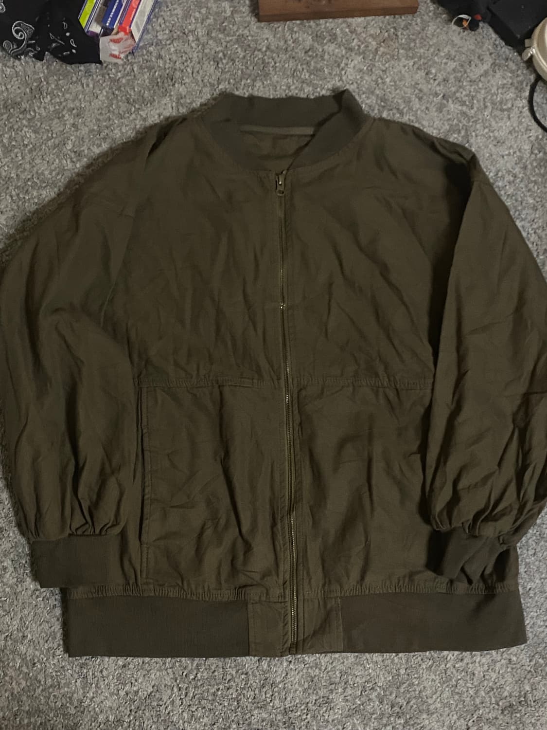 cube sugar cotton bomber jacket 상품이미지4