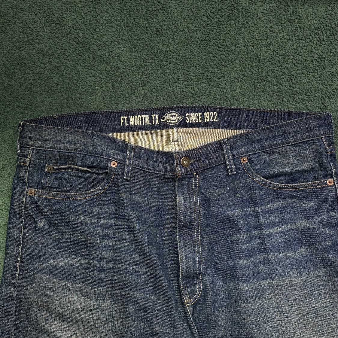 dickies 진청 워싱 데님 팬츠 상품이미지4