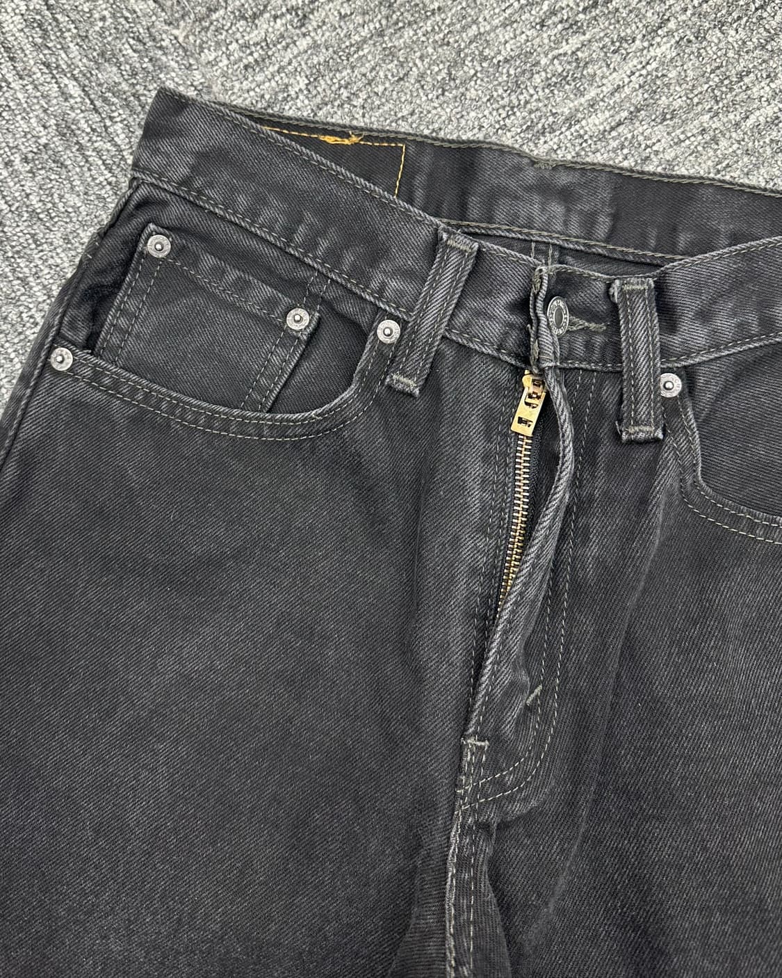 (허단37)리바이스 516 워싱블랙-M1691 상품이미지3