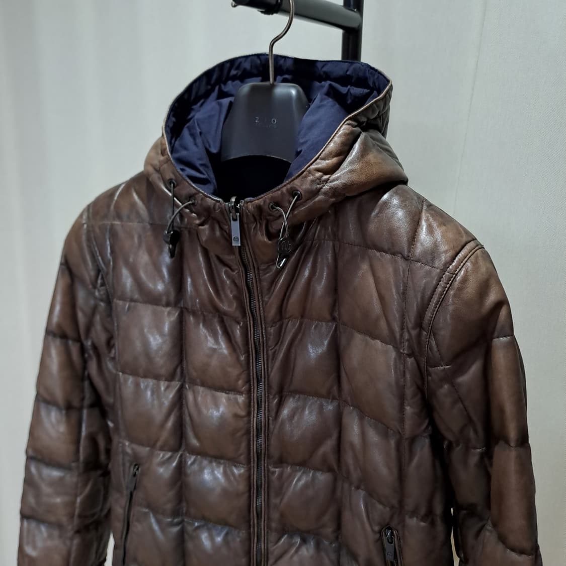 (택포) 마시모두띠 리버서블 양가죽 후드 자켓 95 B678 상품이미지3