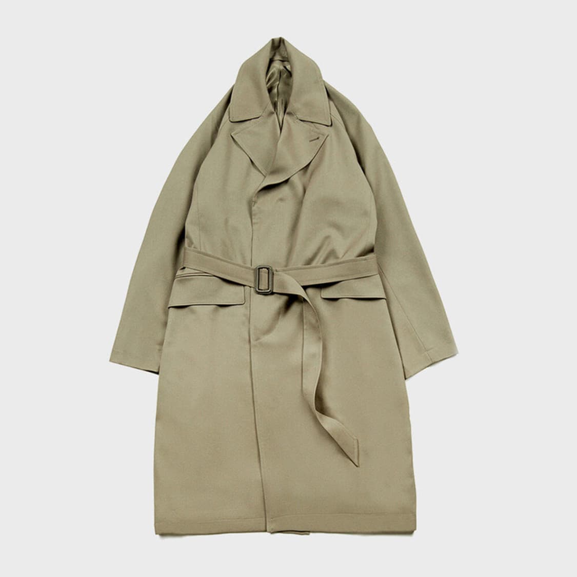 [1 (S)] 브라운야드 (BROWNYARD) 로브 코트 베이지 상품이미지1