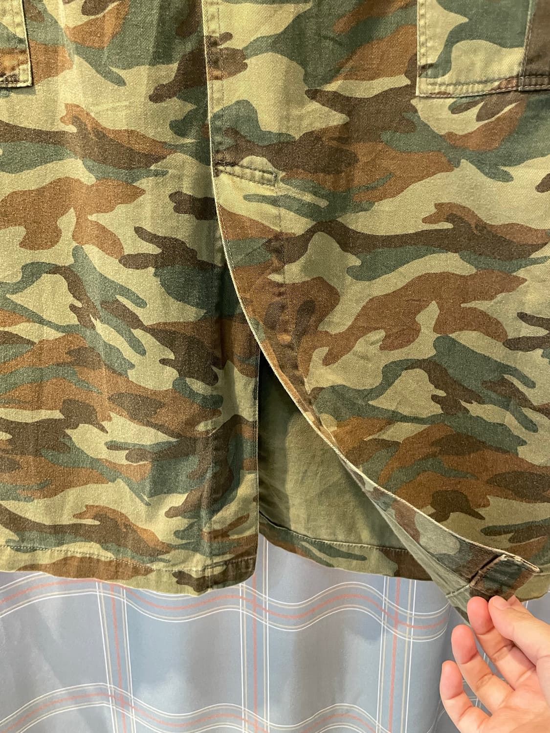 일본빈티지 카모카고롱스커트 상품이미지4