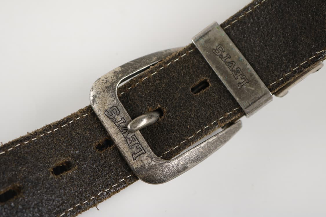 [26~30인치] 90's 리바이스 소가죽벨트 상품이미지2