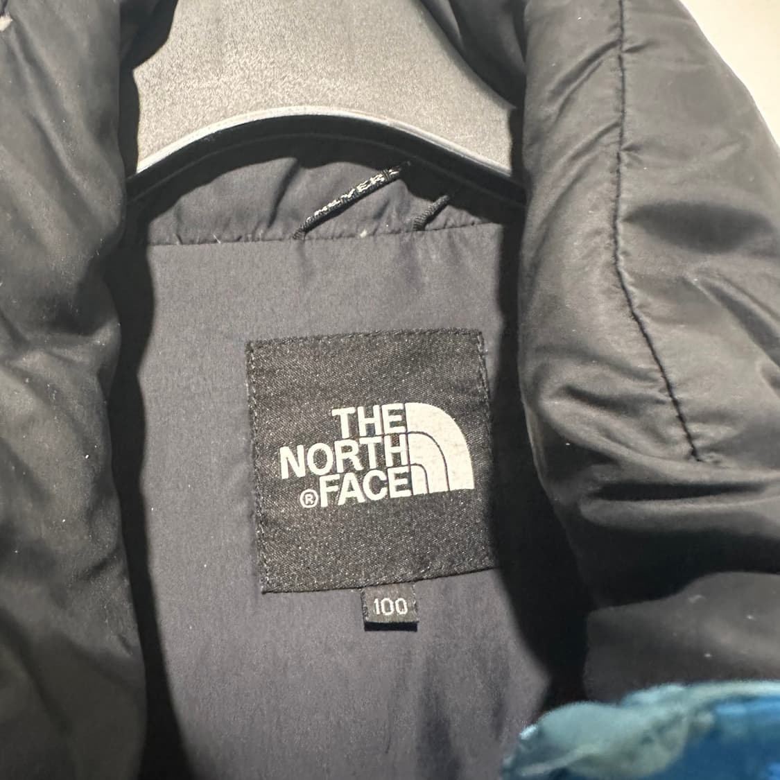 노스페이스 눕시 블루 블랙 패딩 상품이미지6