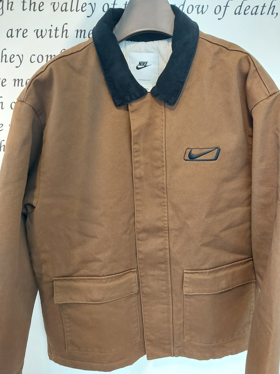 나이키 필드 워크 자켓 L사이즈 새상품 브라운 루즈핏 상품이미지2