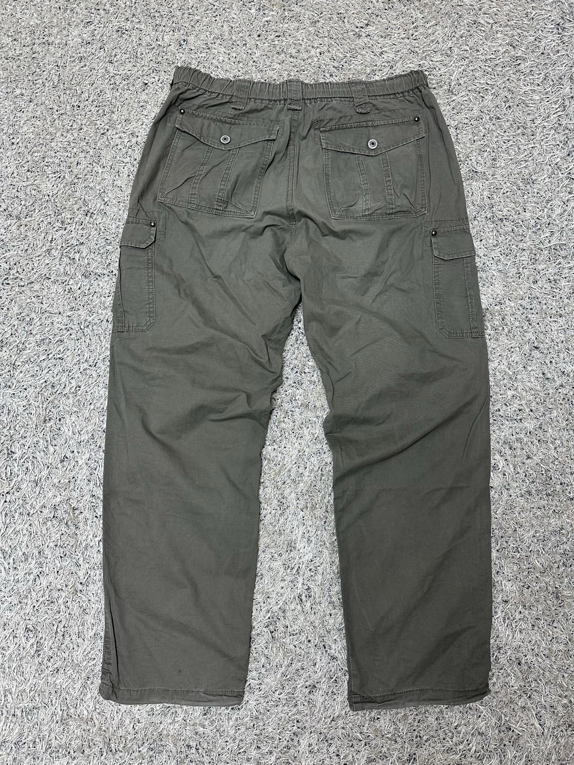 빈티지 카키 카고바지 상품이미지2