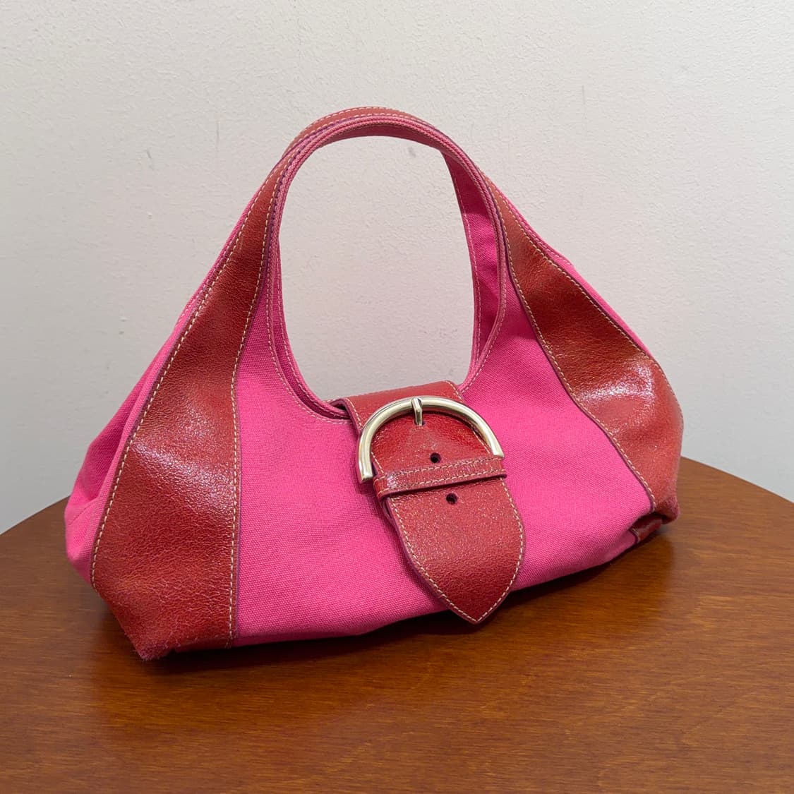 Gianni Chiarini 이태리 코튼 레더 토트백 상품이미지2