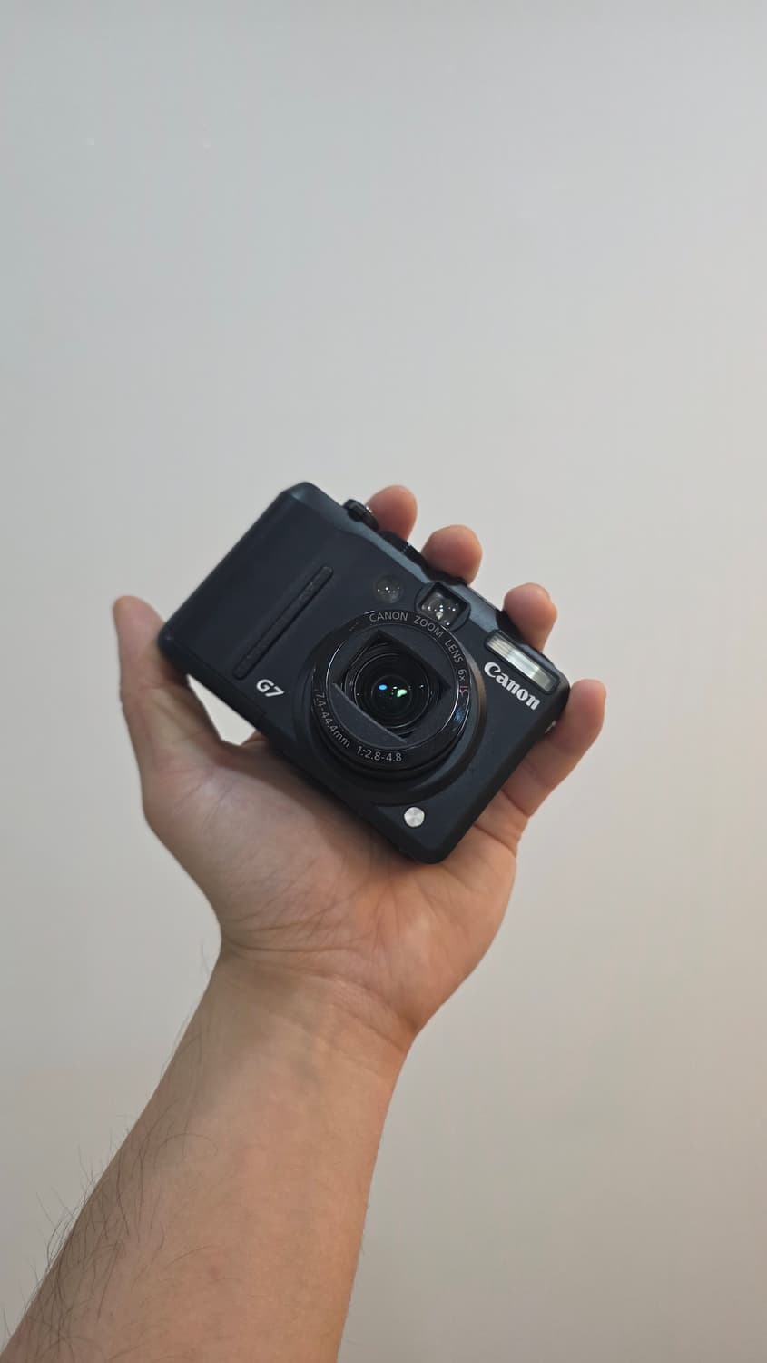 풀박 신품급 캐논 G7 빈티지 디지털 카메라 작례O  상품이미지1