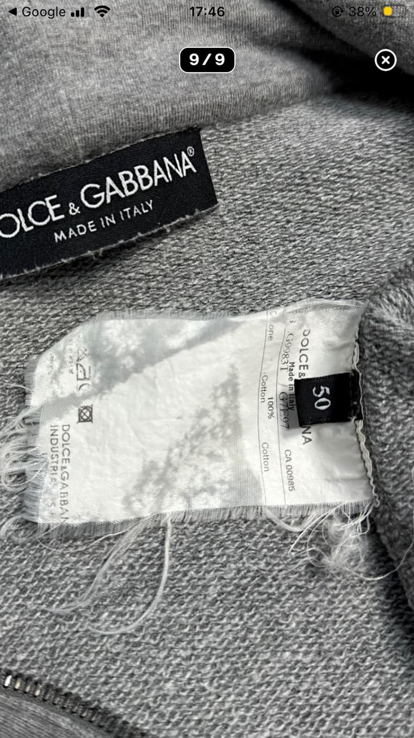 돌체앤가바나 디아볼릭 00s 하프집업 상품이미지3