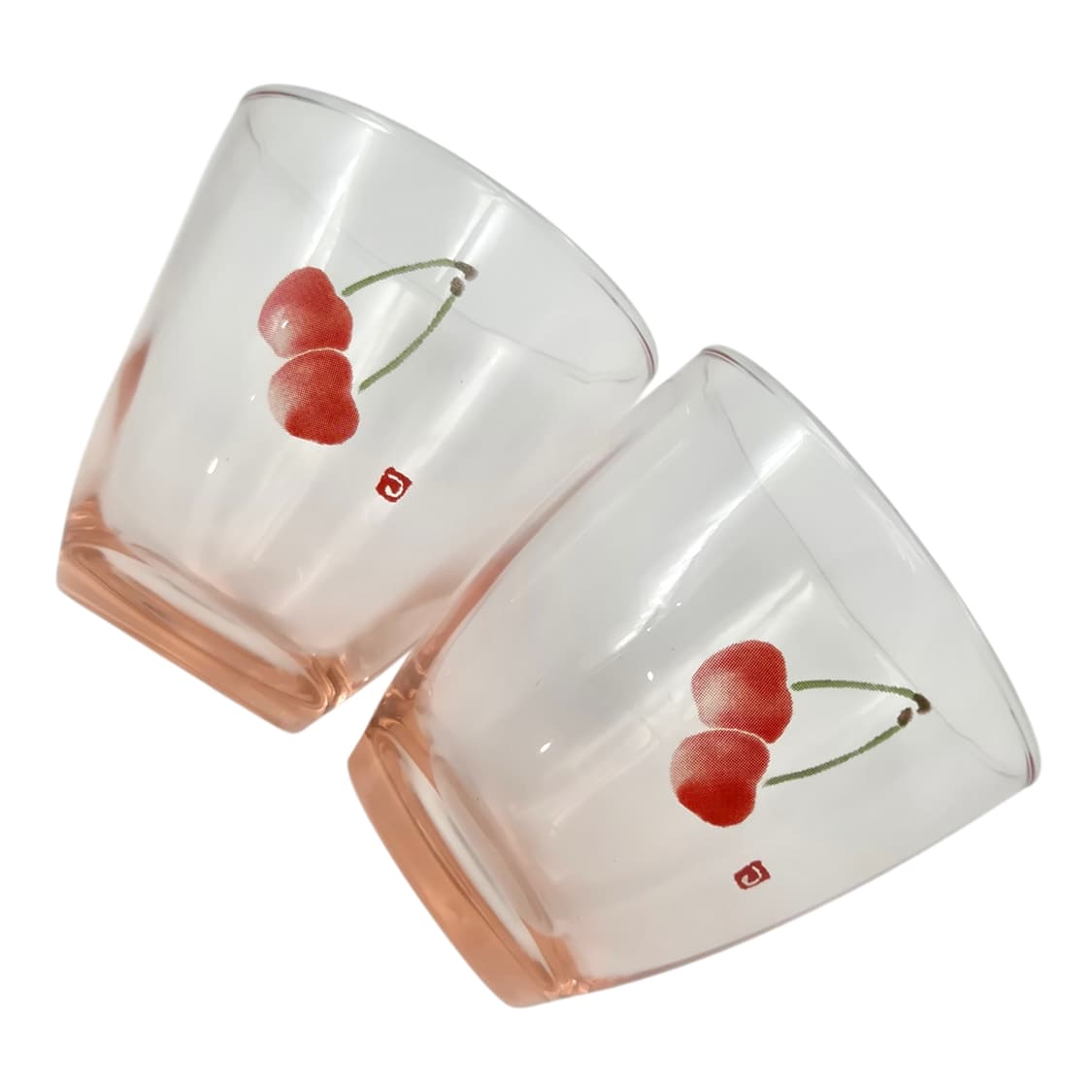 00s 카타오카 츠루타로 스월 체리 글라스 2p 상품이미지3