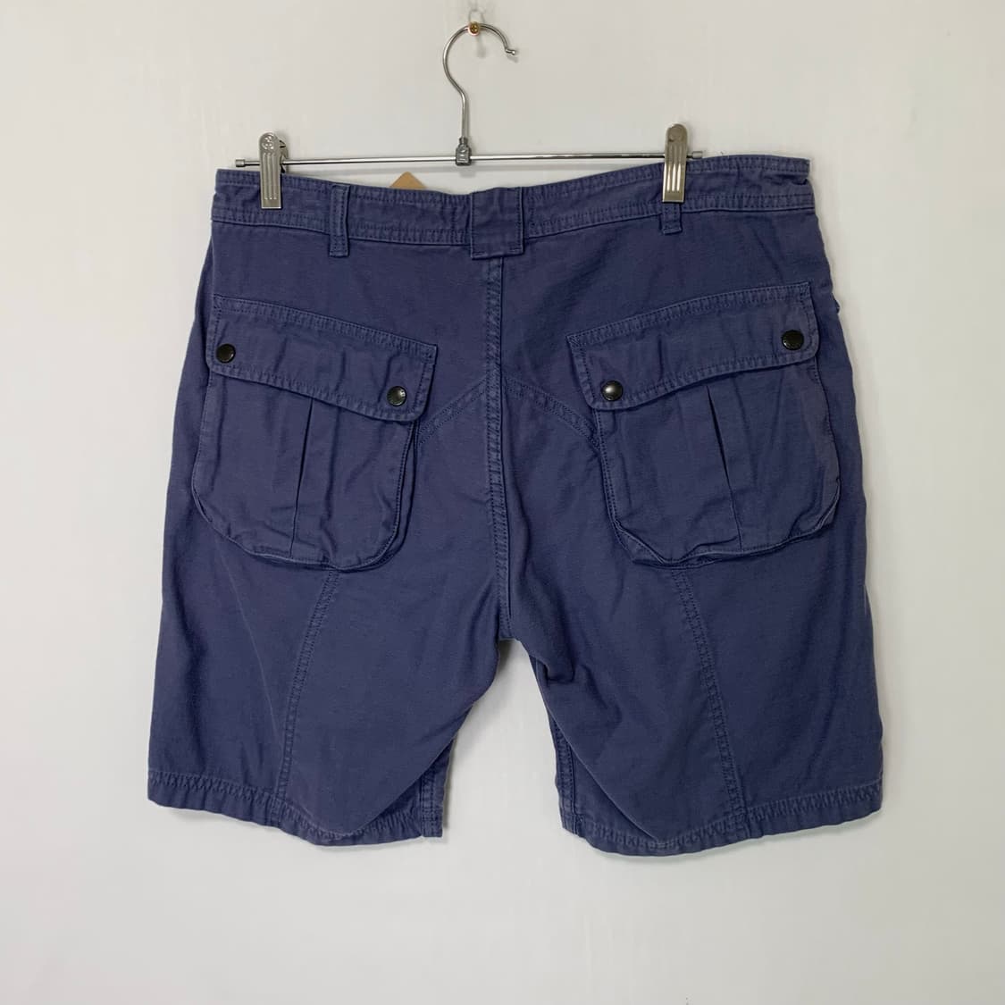 바버 Barbour 코튼 카고 팬츠 반바지 네이비 빈티지남성 33-34치 상품이미지4