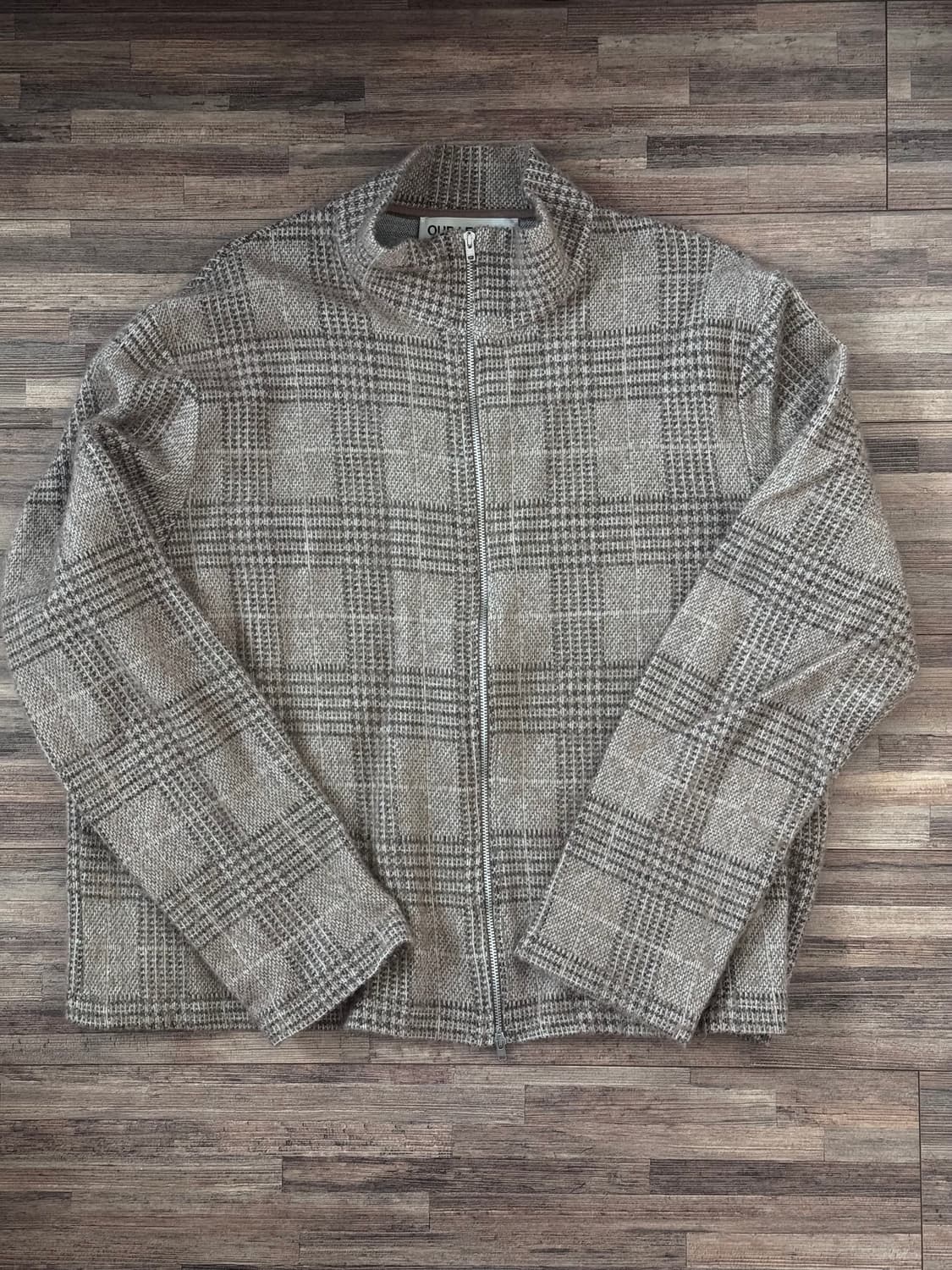 아워레가시 BEIGE HOUND CHECK SHRUNKEN FULLZIP 상품이미지2