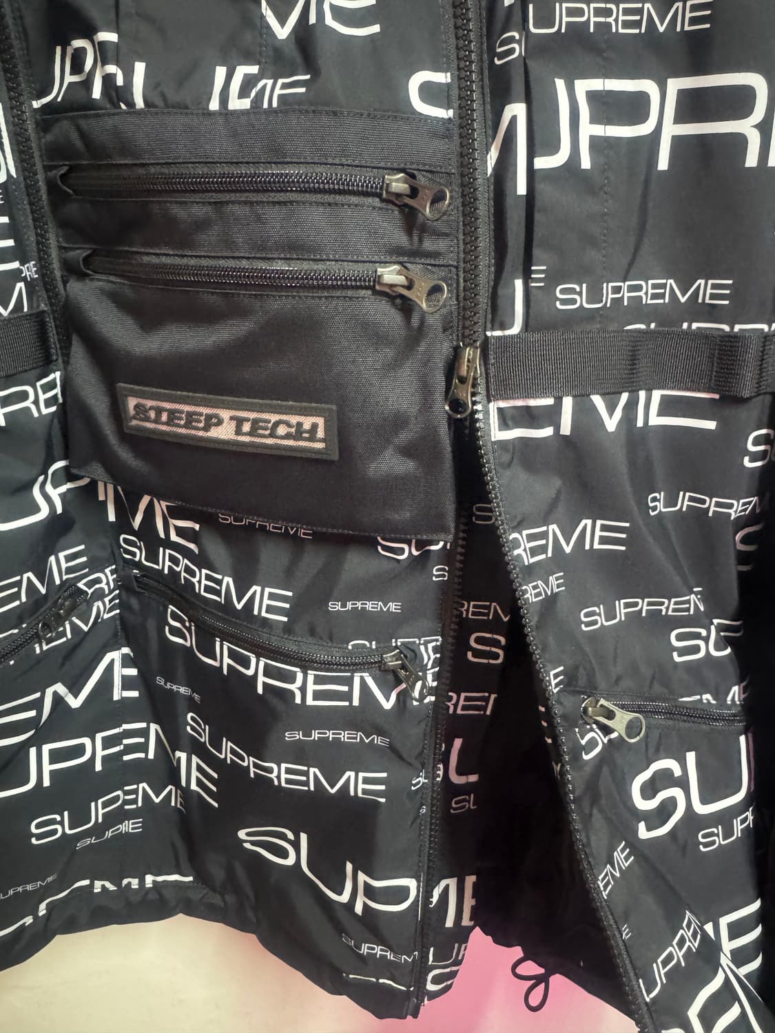 슈프림 노스페이스 스팁 테크 아포지 자켓 블랙 상품이미지7