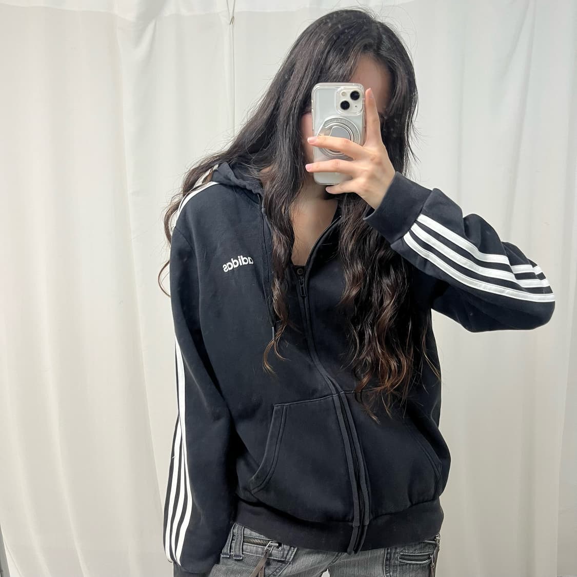 Adidas hood zip-up 상품이미지1