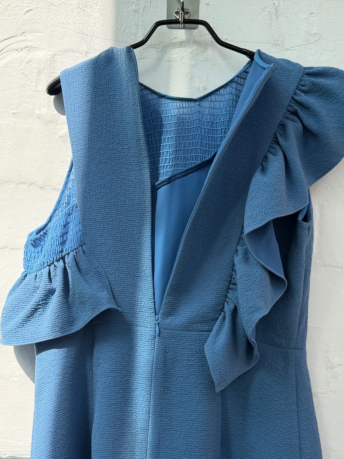 Sandro 산드로 러플 시스 드레스 블루 3 상품이미지8