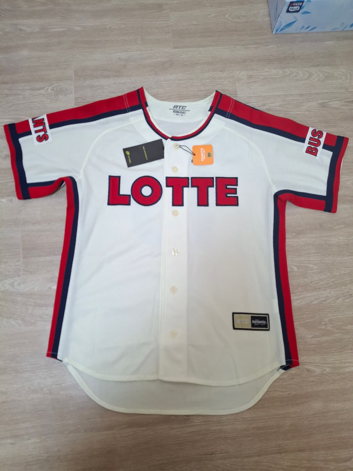 롯데자이언츠 이대호 ATC 챔피언 아이보리 95사이즈 유니폼(새상품) 상품이미지1