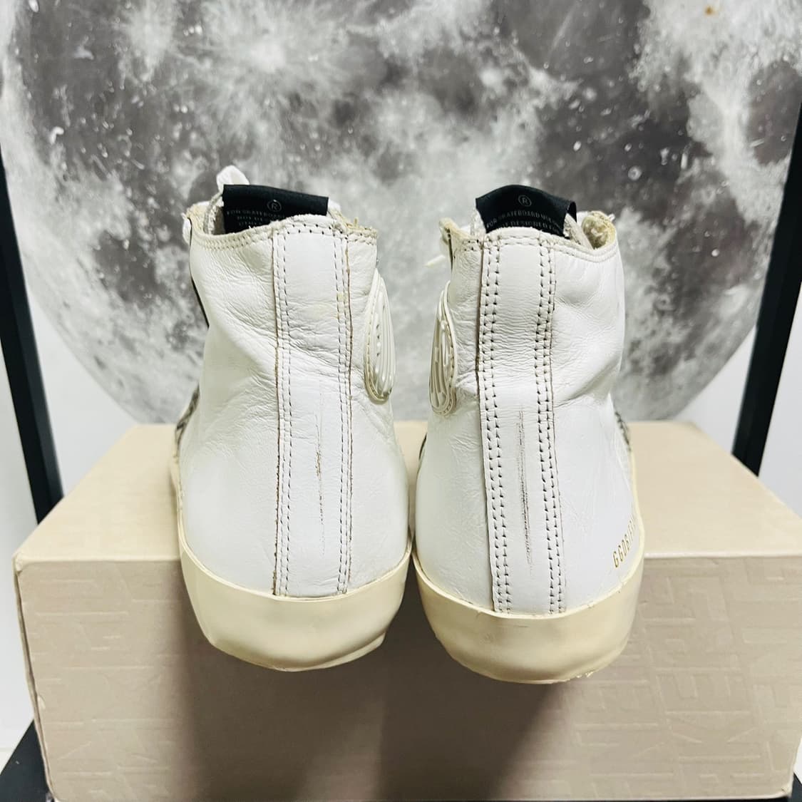 정품 41) 골든구스 레오파드 프란시 하이탑 스니커즈 상품이미지4