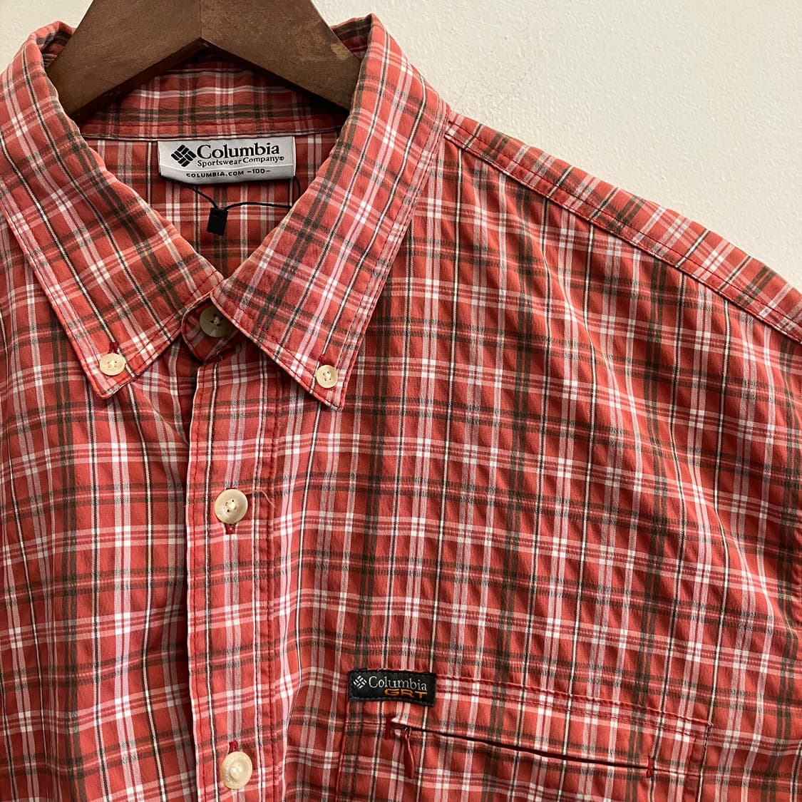 N285 컬럼비아 체크셔츠 상품이미지2