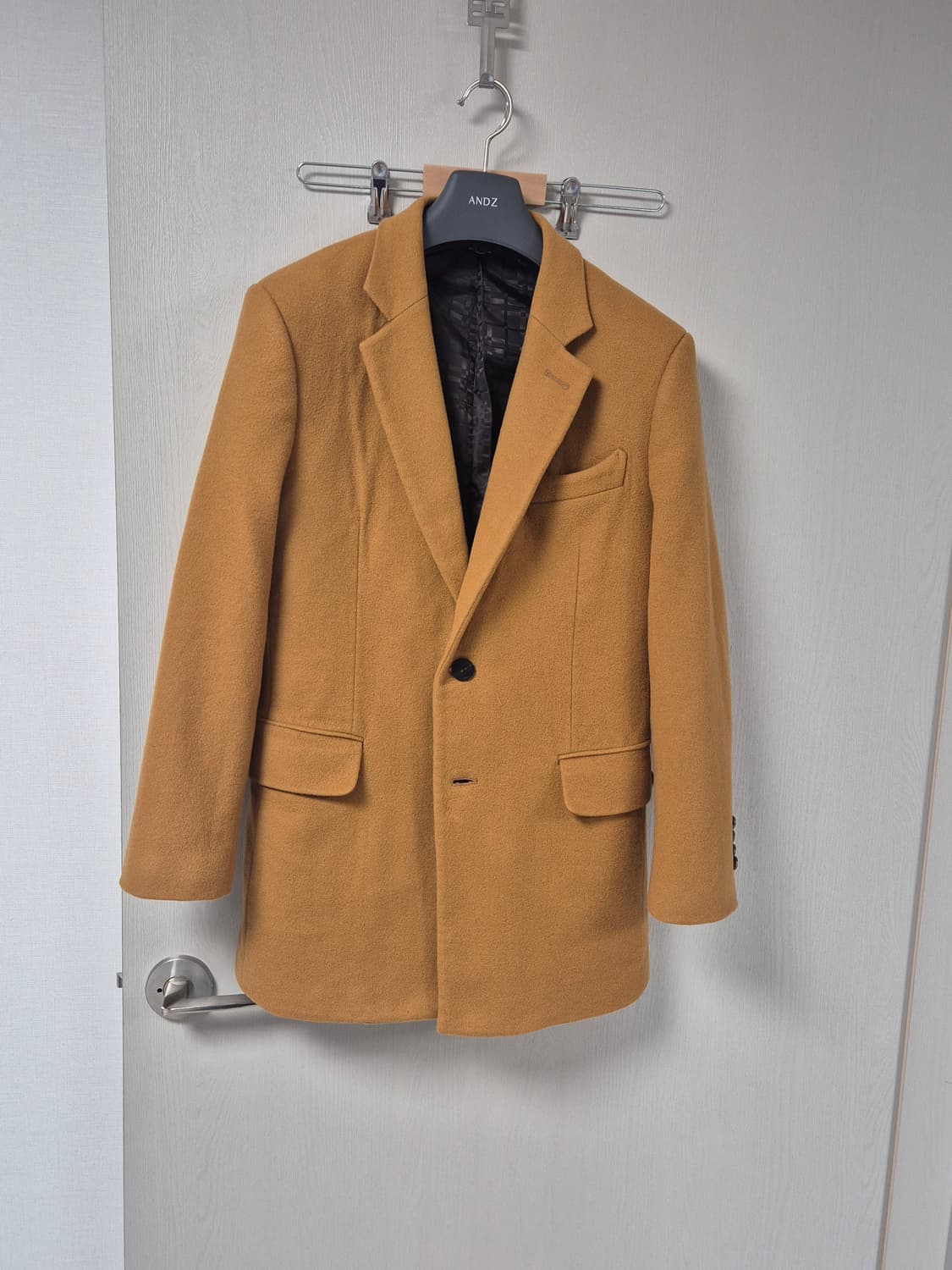 파렌하이트 카멜 자켓 코트 95에서 100 상품이미지4