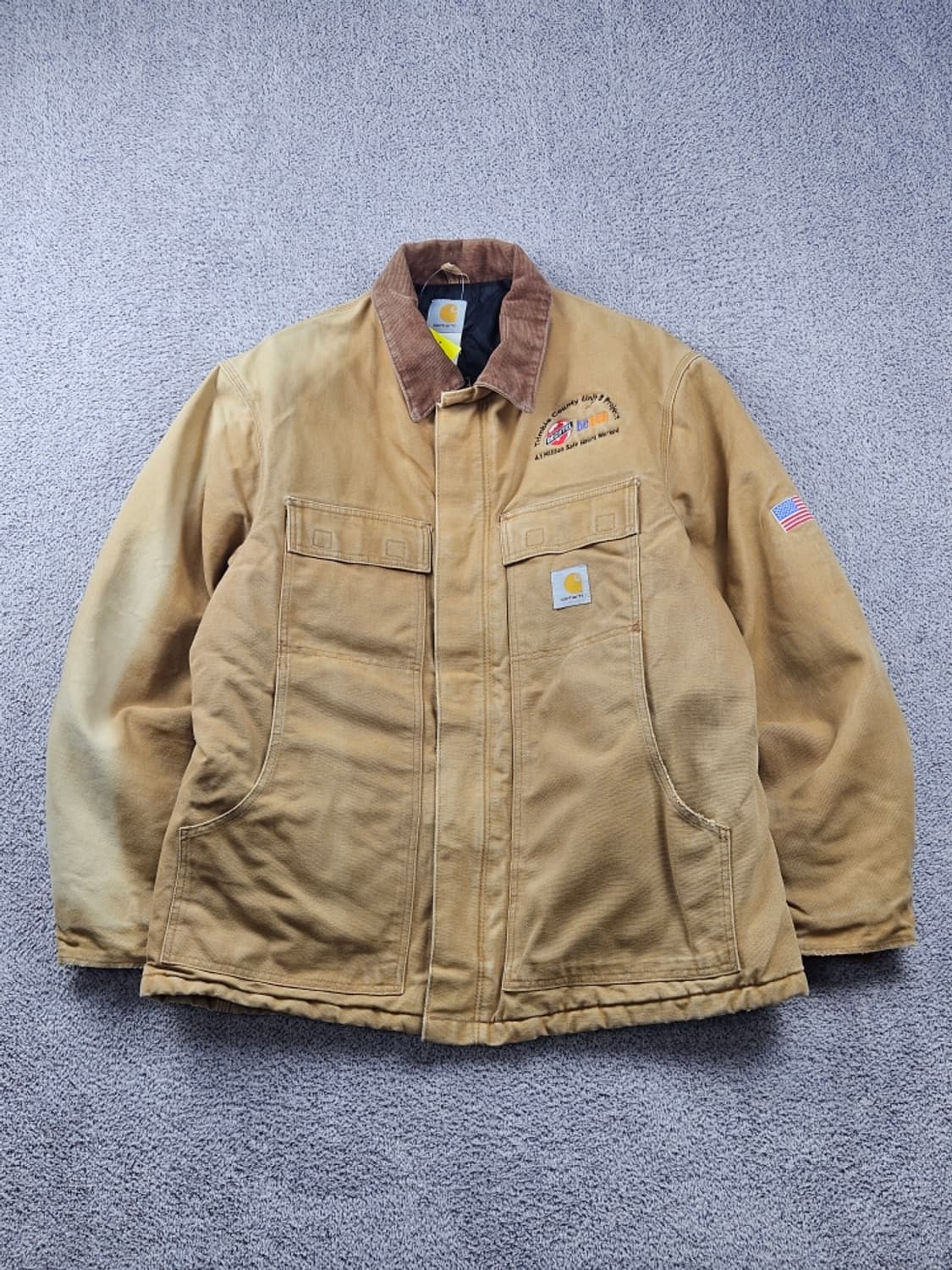 칼하트 C03 덕 캔버스 아크틱 초어 자켓 ( 44 ) / 11095 상품이미지1