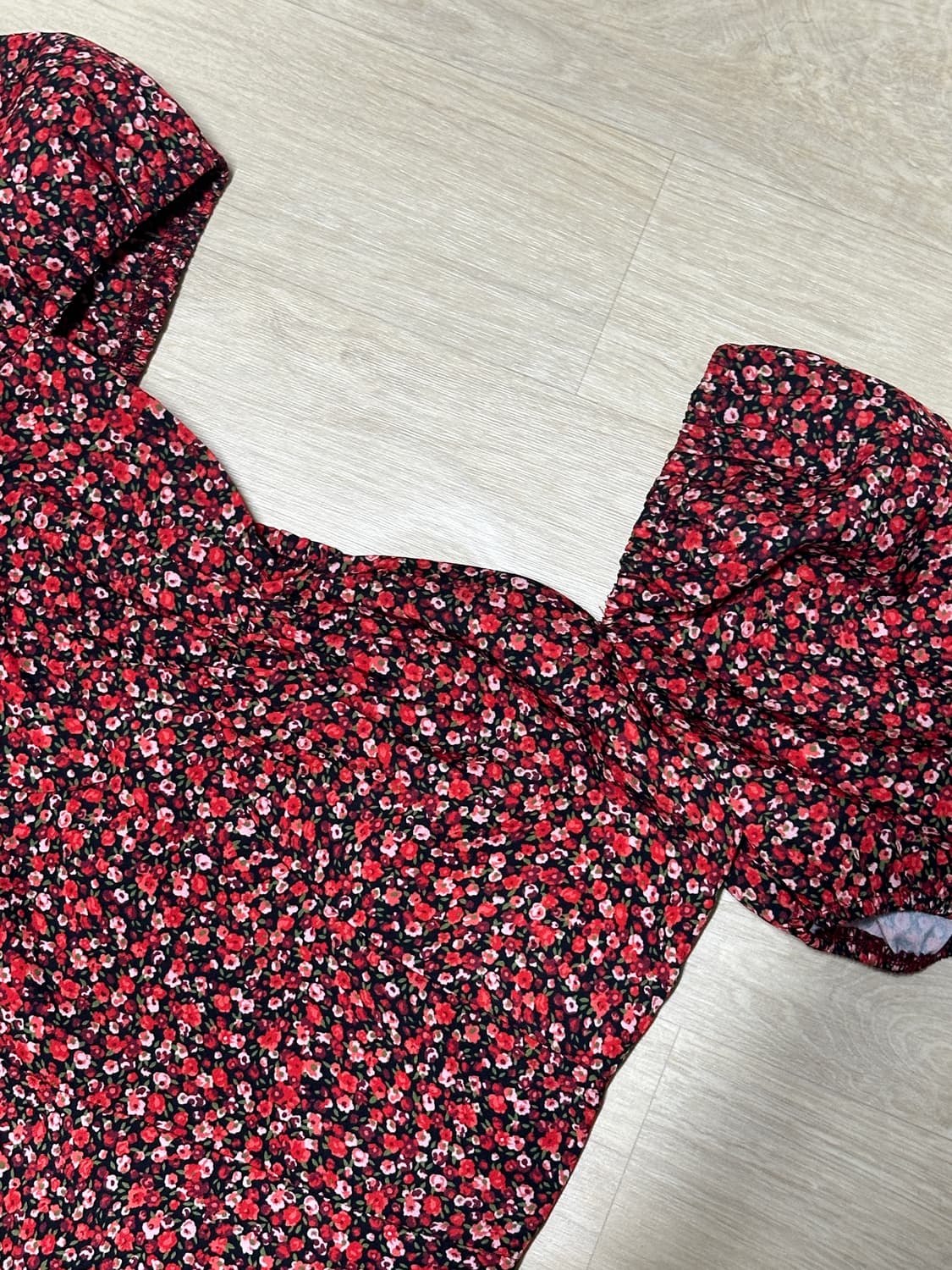 루루서울 레드 팬지 원피스 Red Pansy Dress 상품이미지8