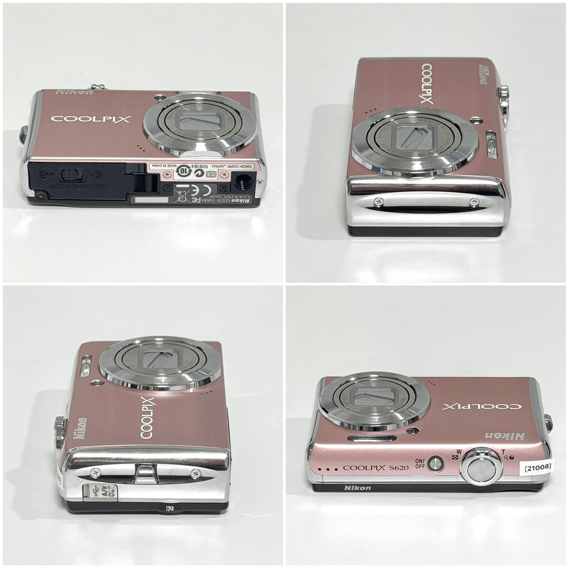 니콘 쿨픽스 S620 베이비핑크 빈티지디카 상품이미지3