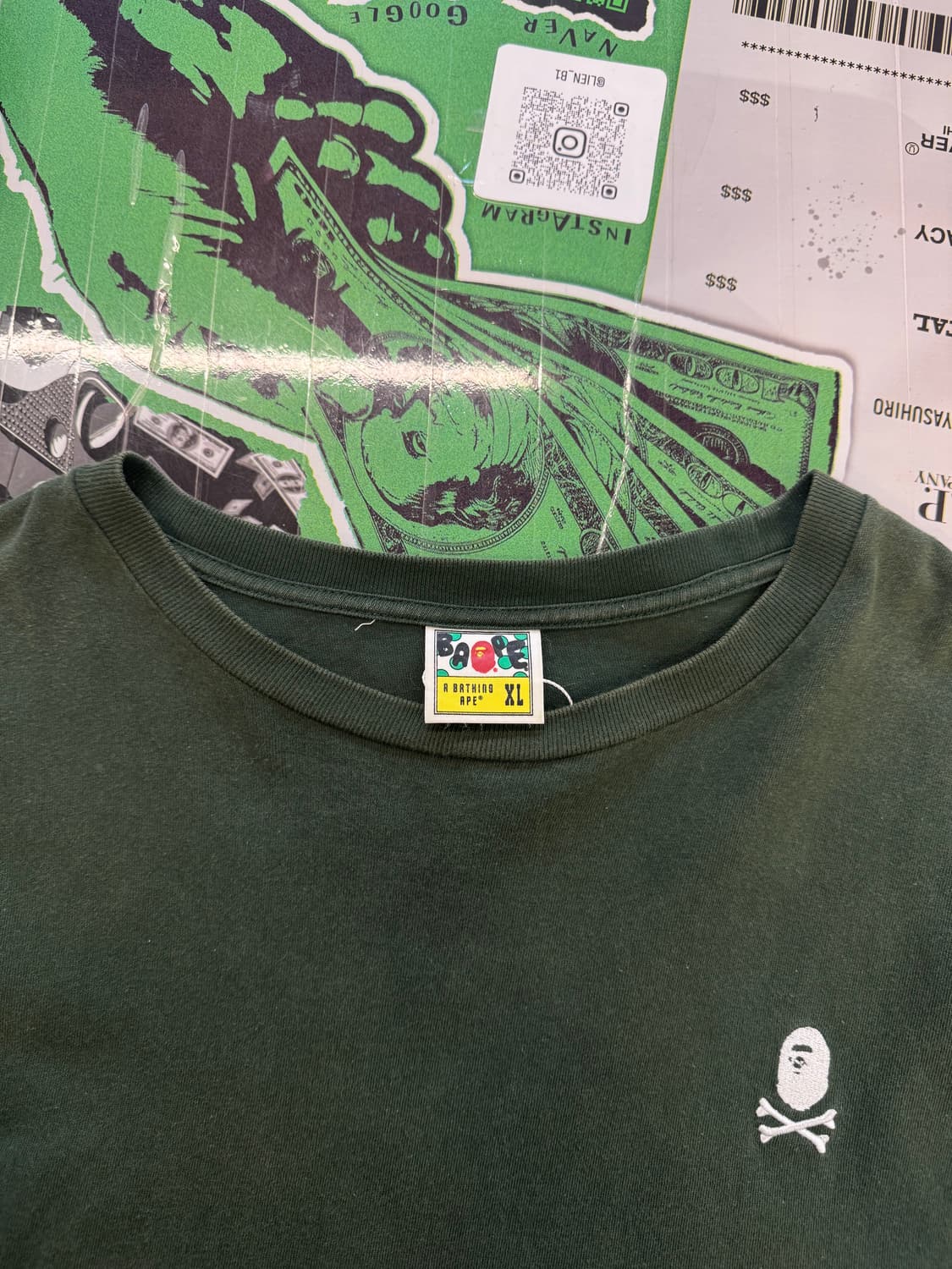 베이프 × 마스터마인드 재팬 스컬 로고 티셔츠 상품이미지3