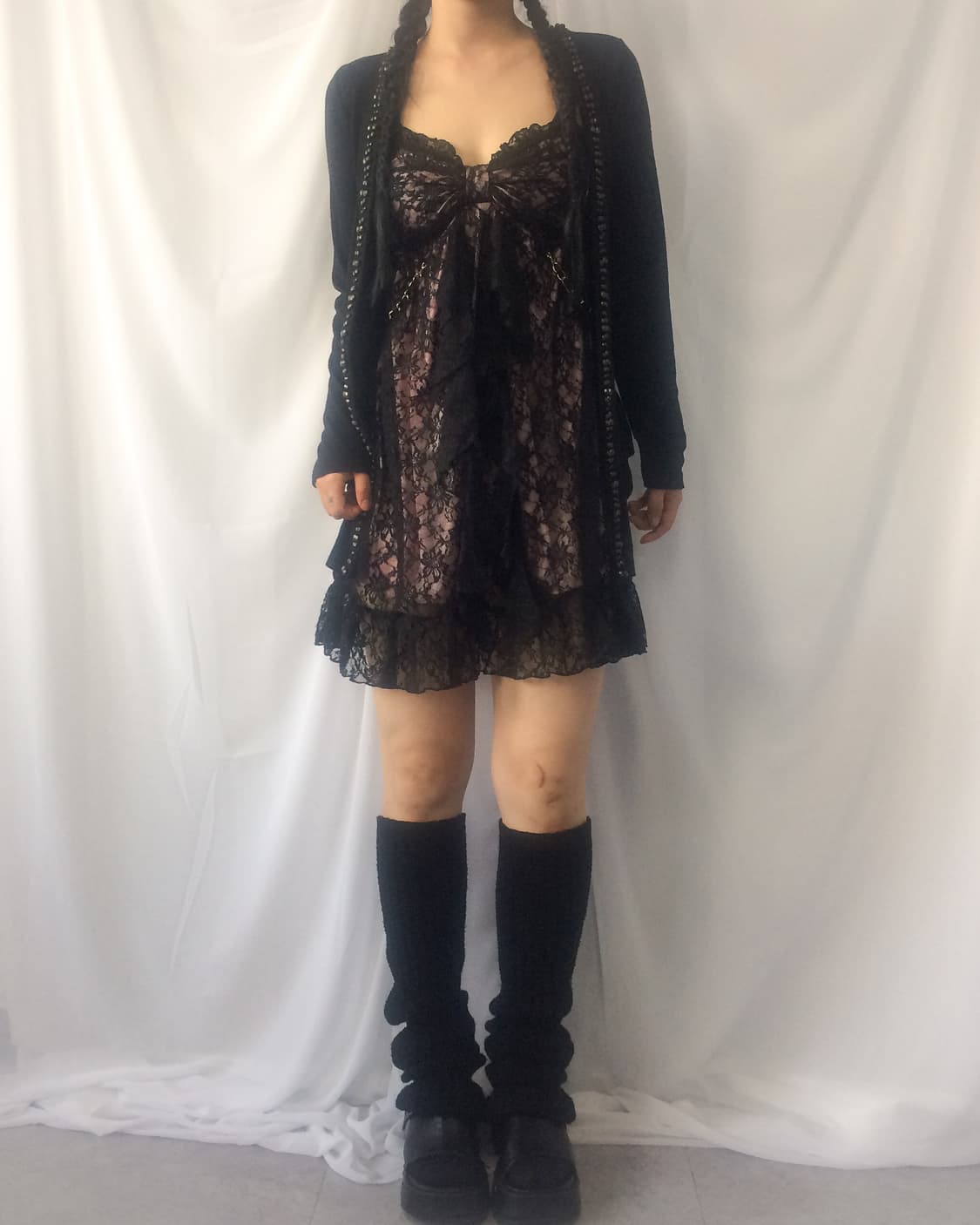 Dig deep beads point open cardigan 상품이미지6