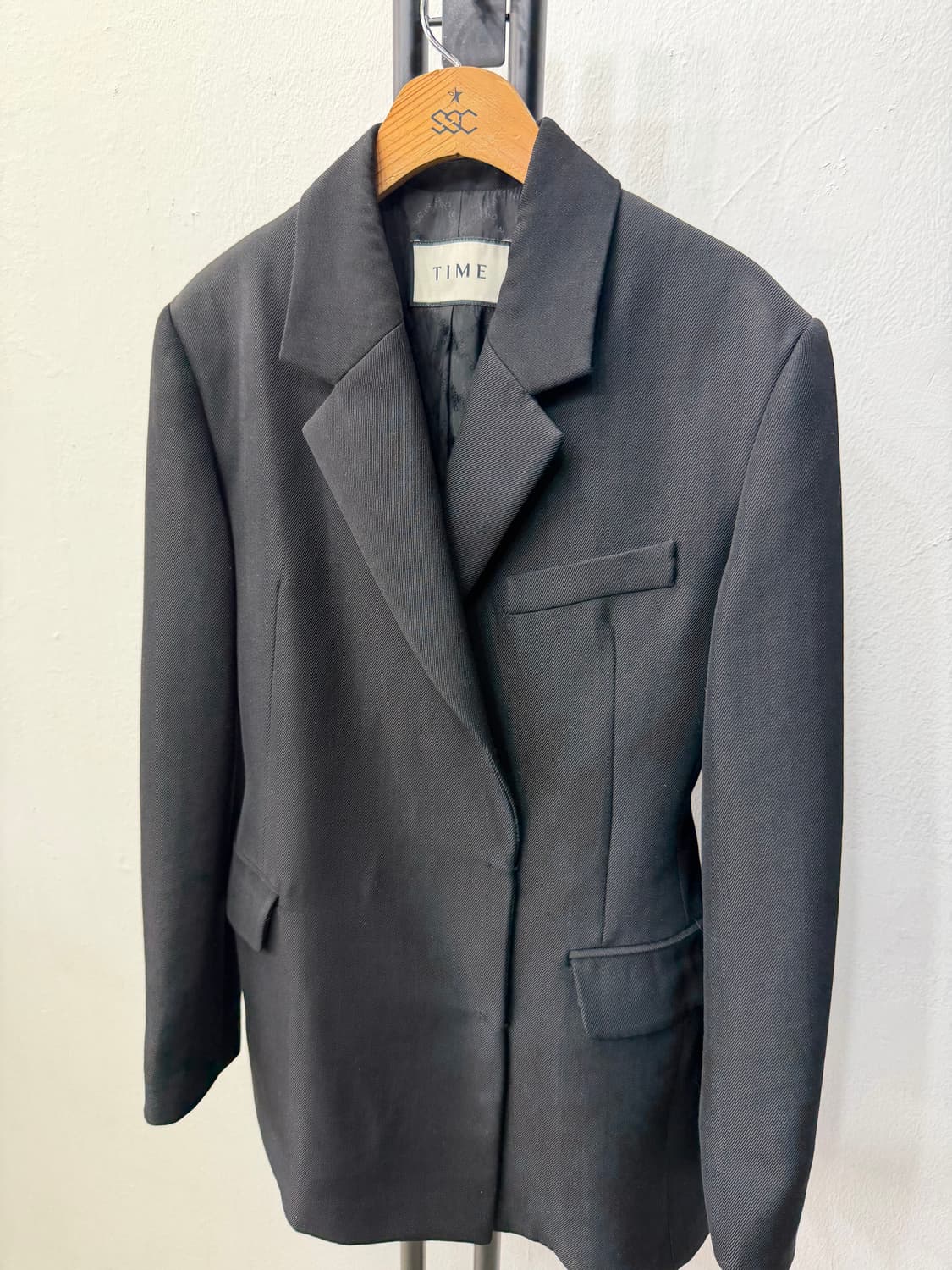 정품) TIME 타임 한섬 23ss 이태리 FAISA 원단 여성 자켓  상품이미지2