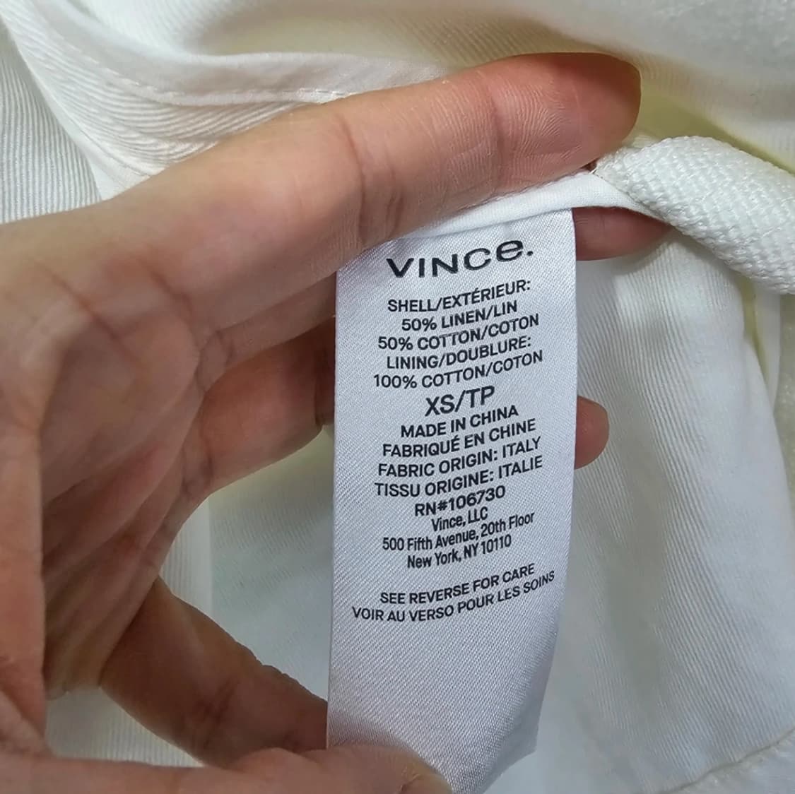 Vince 빈스 라펠 벨티드 숏 자켓 ~55 상품이미지9