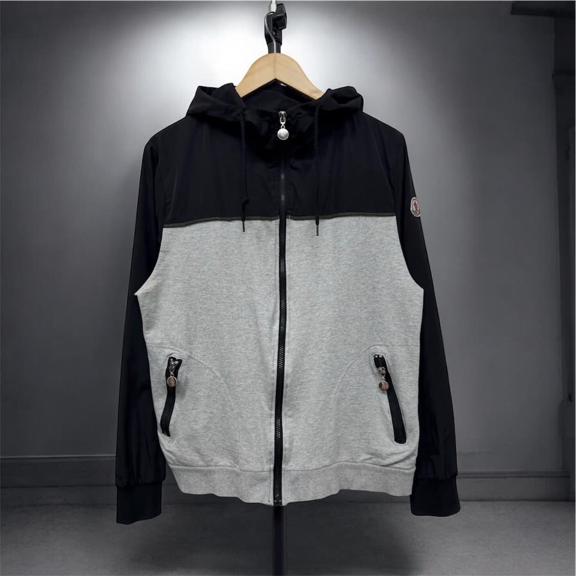 MM 트리코트 스웻 배색 바람막이 상품이미지1