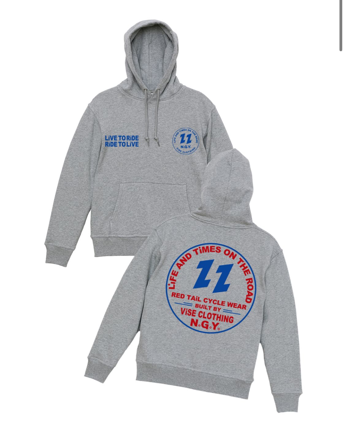바이스클로딩 레드테일 후드티 VISE CLOTHING 상품이미지6