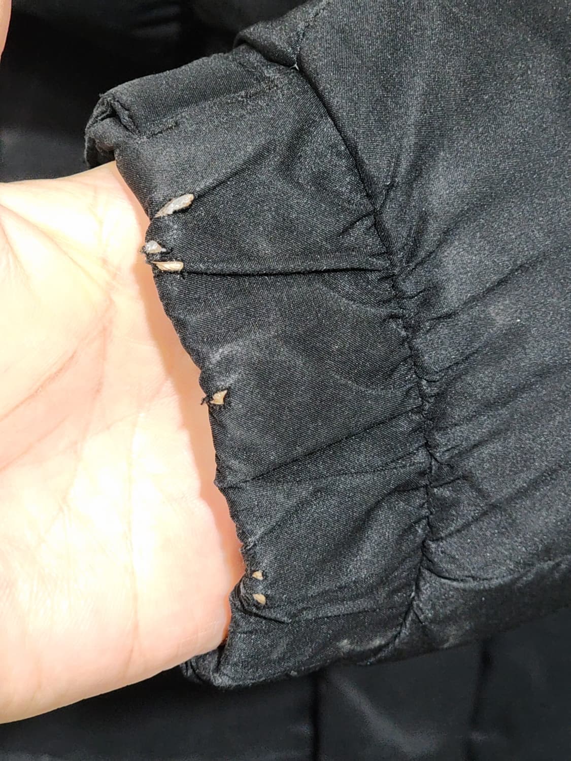 (XL) 노스페이스 오리털 롱패딩 다운코트 블랙 후드 패딩코트  상품이미지5