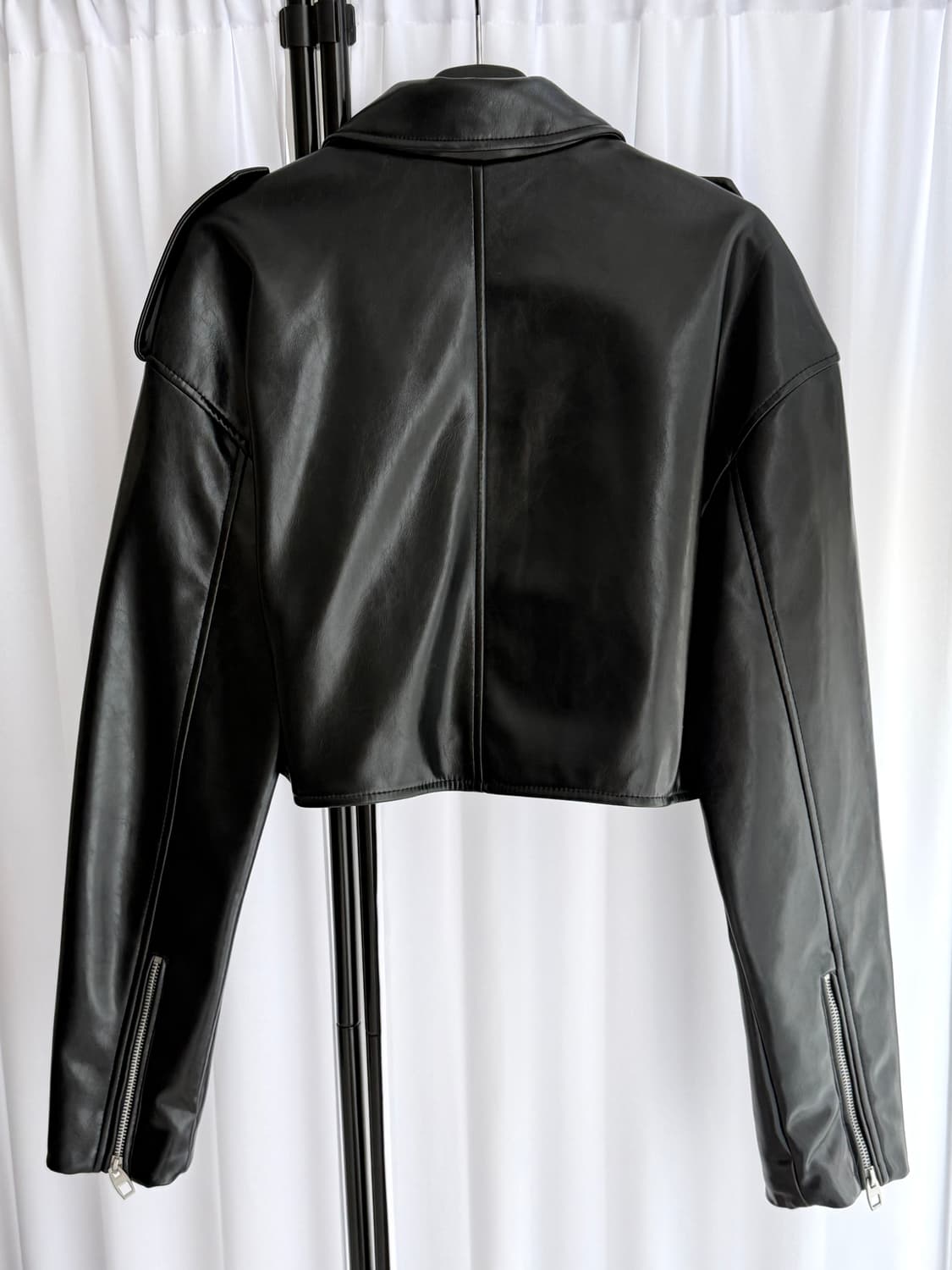 ZARA 자라 크롭 레더 자켓 상품이미지6