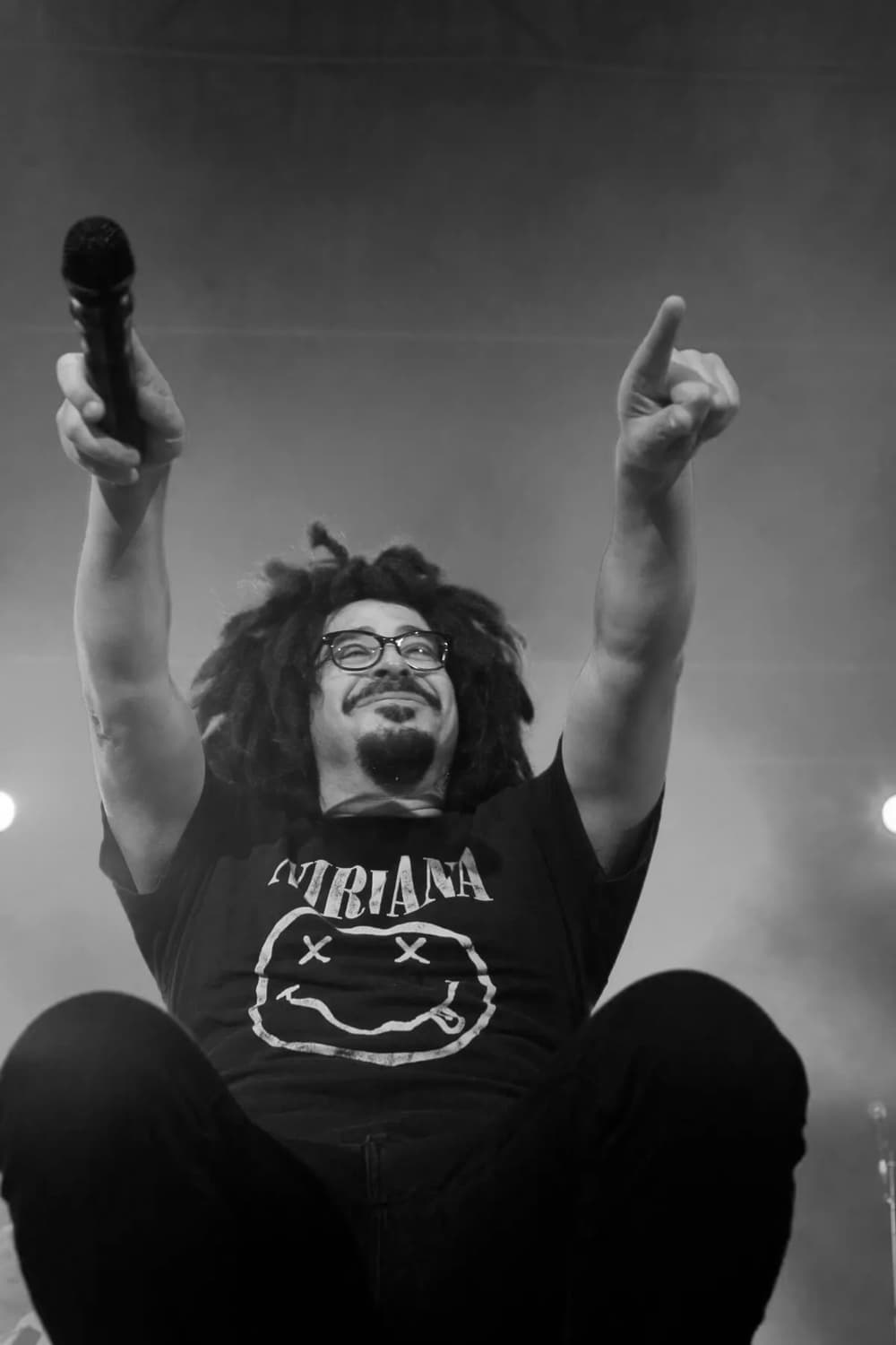 00s 너바나 스마일 로고 밴드티 L 상품이미지1