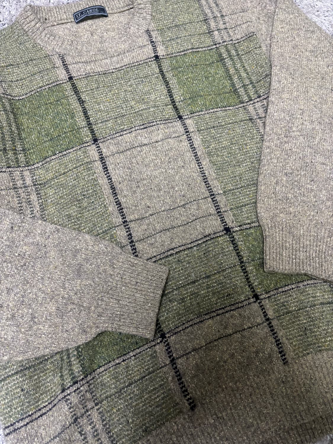 일제 울 실크 혼방 니트 사이즈 105 상품이미지2