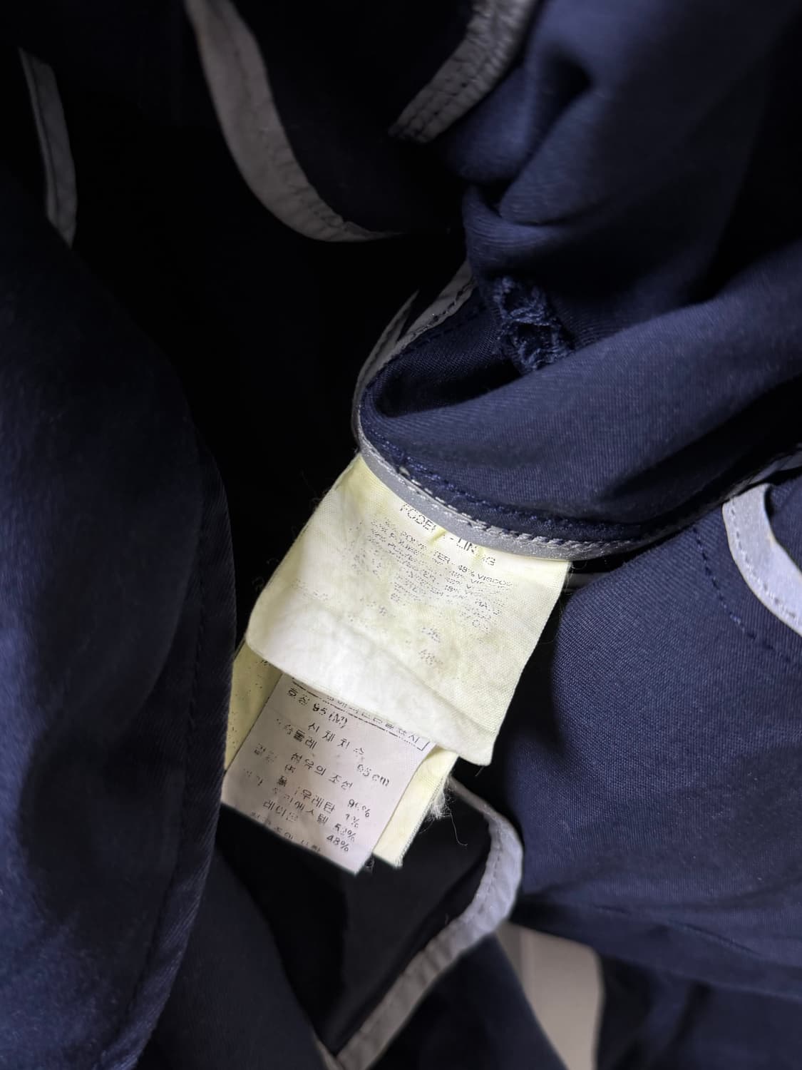 DIESEL 디젤 네이비 트렌치코트 M 상품이미지3