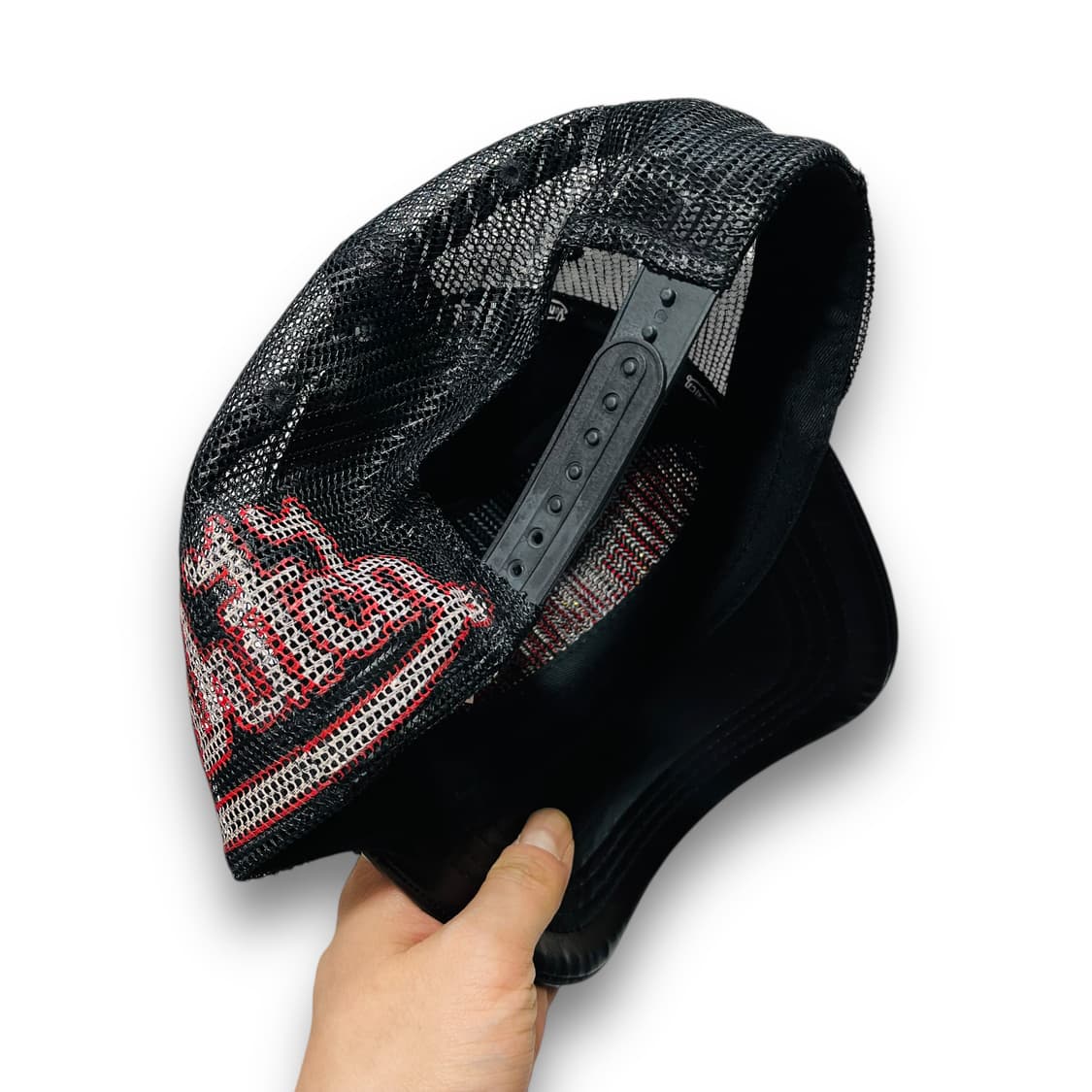 본 더치 y2k 락시크 PU 트러커 빈티지 메쉬캡 상품이미지6