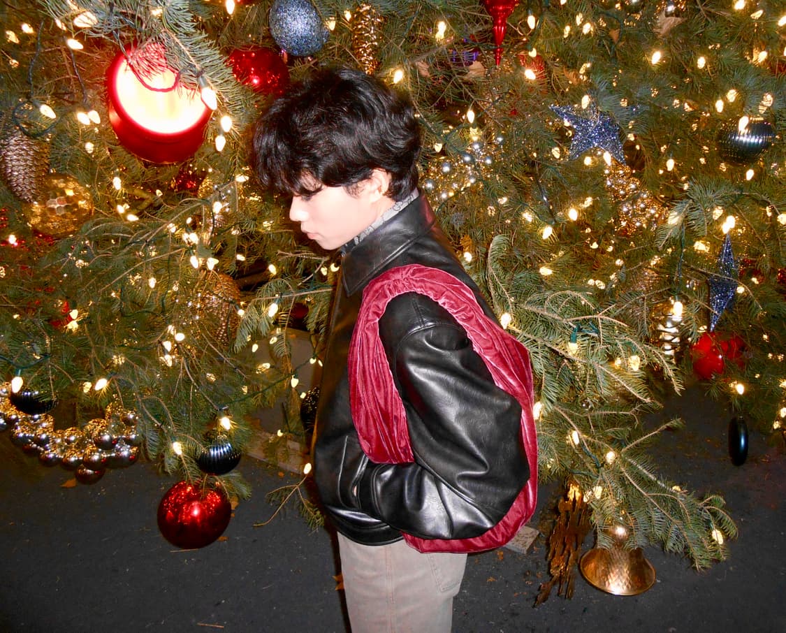 Amomento Velvet Shirring Tote bag 상품이미지1