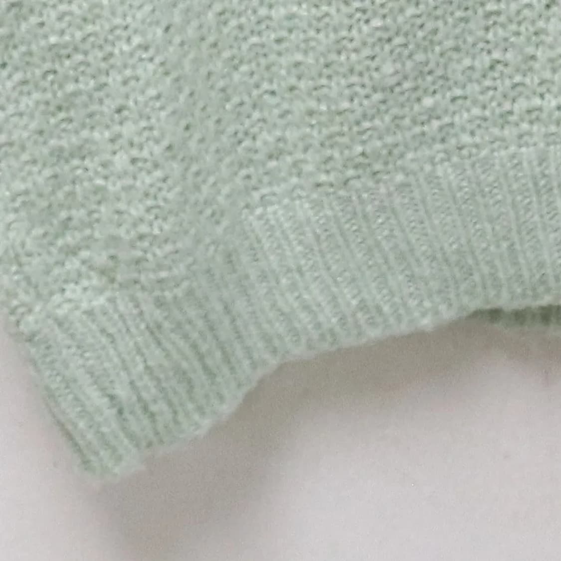 ANNE BASKET 진주 포인트 반팔 니트 62284 상품이미지5